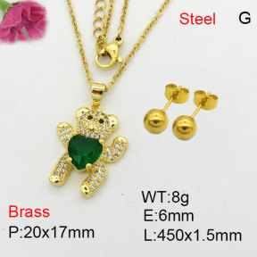 Fashion Brass Sets  F3S008572vhha-J111