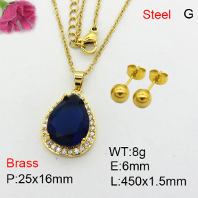 Fashion Brass Sets  F3S008580vhha-J111