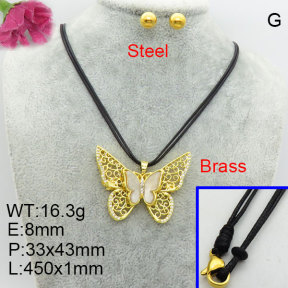 Fashion Brass Sets  F3S008602vihb-J111