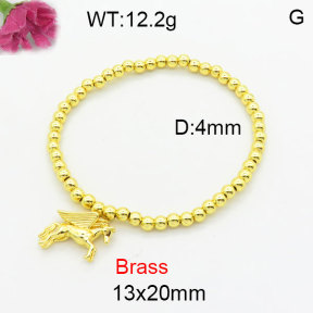 Fashion Brass Bracelet  F3B200052vaia-G030