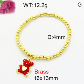 Fashion Brass Bracelet  F3B300232avja-G030