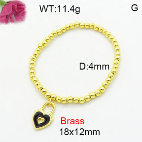 Fashion Brass Bracelet  F3B300241aahn-G030