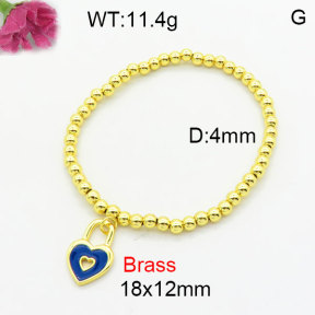Fashion Brass Bracelet  F3B300242aahn-G030
