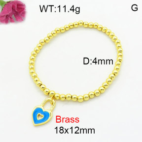 Fashion Brass Bracelet  F3B300244aahn-G030