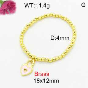 Fashion Brass Bracelet  F3B300249aahn-G030