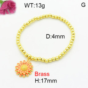 Fashion Brass Bracelet  F3B300255avja-G030