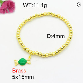 Fashion Brass Bracelet  F3B300263aahn-G030