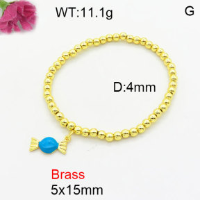 Fashion Brass Bracelet  F3B300264aahn-G030