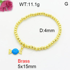 Fashion Brass Bracelet  F3B300265aahn-G030