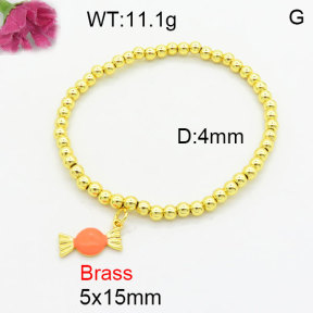 Fashion Brass Bracelet  F3B300268aahn-G030