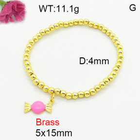 Fashion Brass Bracelet  F3B300269aahn-G030
