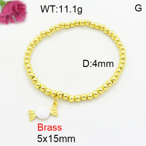 Fashion Brass Bracelet  F3B300270aahn-G030