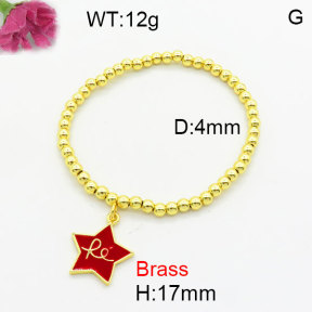 Fashion Brass Bracelet  F3B300271aahn-G030