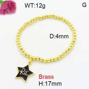 Fashion Brass Bracelet  F3B300272aahn-G030
