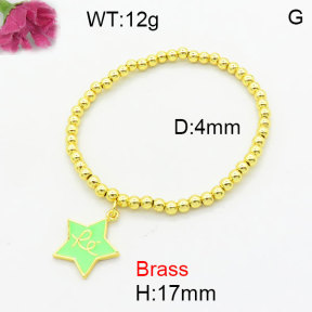 Fashion Brass Bracelet  F3B300275aahn-G030