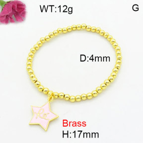 Fashion Brass Bracelet  F3B300278aahn-G030