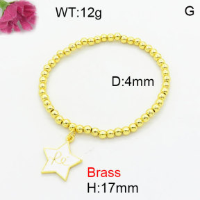 Fashion Brass Bracelet  F3B300279aahn-G030