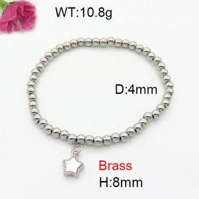 Fashion Brass Bracelet  F3B300283bblo-G030