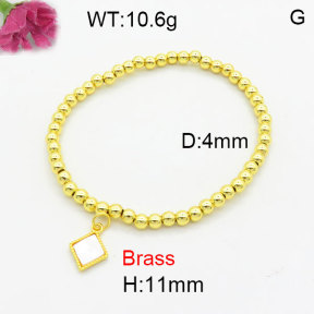 Fashion Brass Bracelet  F3B300284bvlm-G030