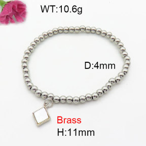 Fashion Brass Bracelet  F3B300285bvlm-G030