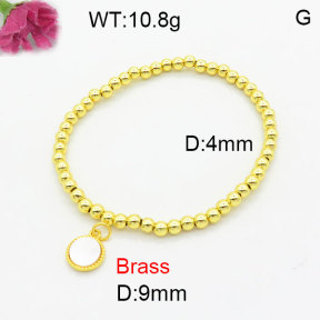 Fashion Brass Bracelet  F3B300288abli-G030