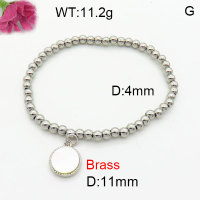 Fashion Brass Bracelet  F3B300291abli-G030