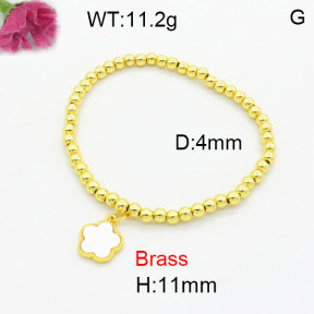 Fashion Brass Bracelet  F3B300296abmm-G030
