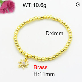 Fashion Brass Bracelet  F3B404684aahi-G030