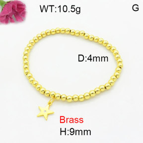 Fashion Brass Bracelet  F3B404690aajm-G030