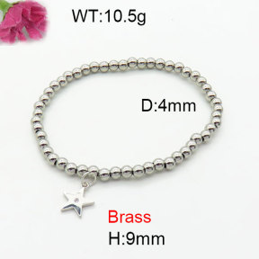 Fashion Brass Bracelet  F3B404691aajm-G030