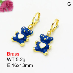 Fashion Brass Earrings  F3E300974vbmb-G030