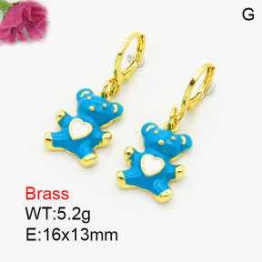 Fashion Brass Earrings  F3E300975vbmb-G030