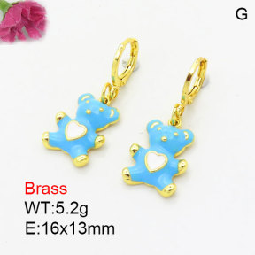 Fashion Brass Earrings  F3E300976vbmb-G030