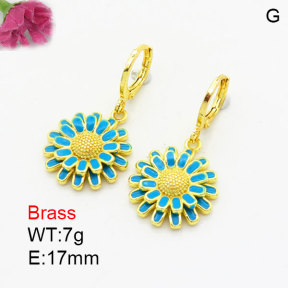 Fashion Brass Earrings  F3E300986vbmb-G030