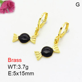 Fashion Brass Earrings  F3E300991aajk-G030