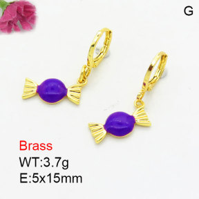 Fashion Brass Earrings  F3E300992aajk-G030
