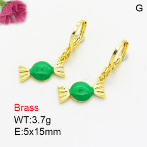Fashion Brass Earrings  F3E300993aajk-G030