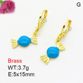 Fashion Brass Earrings  F3E300994aajk-G030