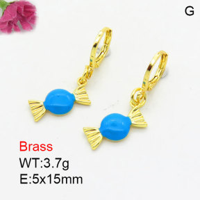 Fashion Brass Earrings  F3E300995aajk-G030