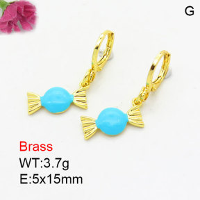 Fashion Brass Earrings  F3E300996aajk-G030