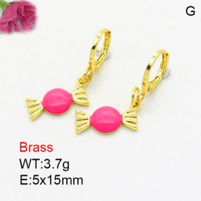 Fashion Brass Earrings  F3E300997aajk-G030