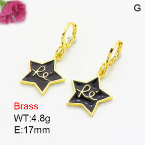 Fashion Brass Earrings  F3E301002aajk-G030