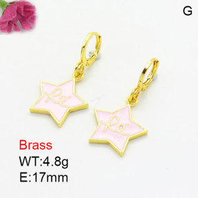 Fashion Brass Earrings  F3E301008aajk-G030