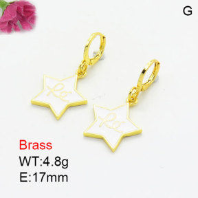 Fashion Brass Earrings  F3E301009aajk-G030