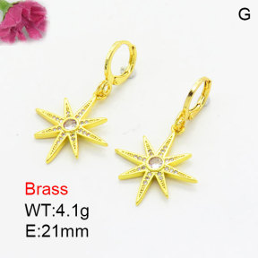 Fashion Brass Earrings  F3E402606aakk-G030