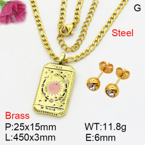 Fashion Brass Sets  F3S008611bblk-G030