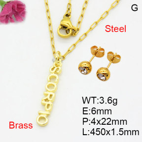 Fashion Brass Sets  F3S008625aahi-G030