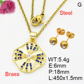 Fashion Brass Sets  F3S008633aajl-G030