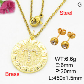 Fashion Brass Sets  F3S008634aaik-G030