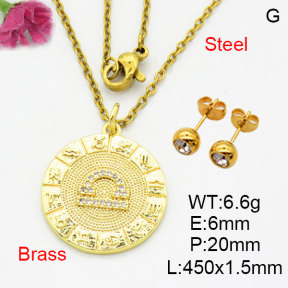 Fashion Brass Sets  F3S008638aaik-G030